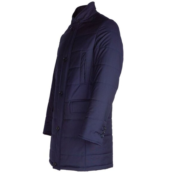 Made in Italy Blue Wool Vergine Jacket IT48 |M - Picture 1 of 4